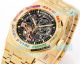 OMF Swiss Clone Frosted Gold Audemars Piguet Rainbow Oak Offshore Skeleton Gold Watch (3)_th.jpg